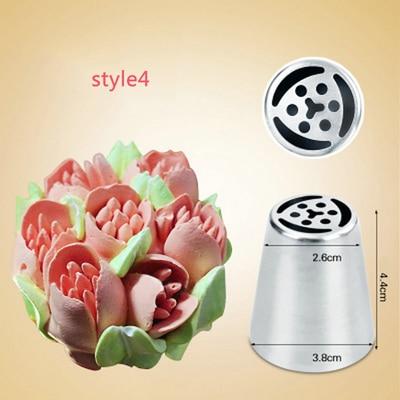 1PCS Russian Nozzles Icing Piping Tips Stainless Steel Nozzles Cake Decorating Tools Nozzles Pastry Kitchen Accessories Tools