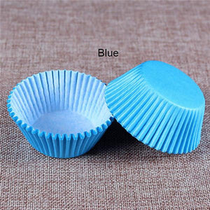 100 Pcs Cupcake Paper DIY Cake Muffin Baking Cups Case Liners Home Kitchen Baking Tools