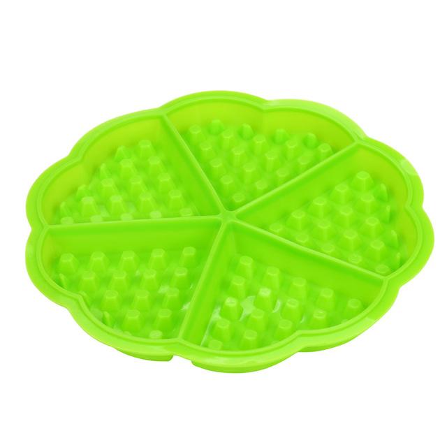 Practical Kitchen Silicone Mini Round Waffles Pan Cake Baking Mould Mold Waffle Tray High quality Waffles Mould #31830