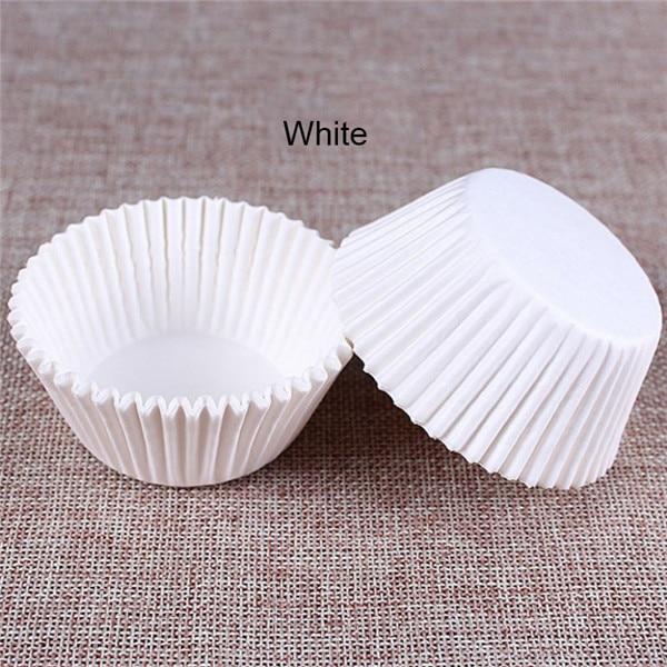 100 Pcs Cupcake Paper DIY Cake Muffin Baking Cups Case Liners Home Kitchen Baking Tools P0.2